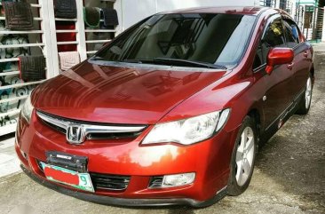 2006 Honda civic fd Red Sedan For Sale 