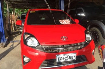 toyota wigo 2016 model red for sale 