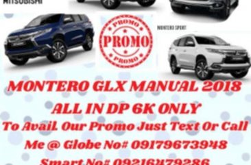 Montero glx manual 2018  for sale
