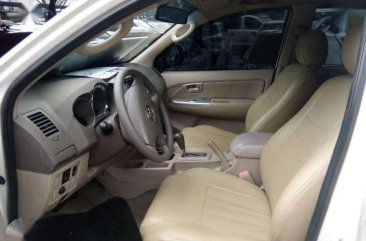 Toyota Fortuner V Diesel AT White For Sale 