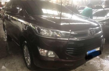 2017 Toyota Innova E Automatic Transmission BLACKISH RED