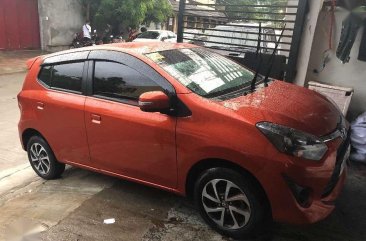 2017 Toyota Wigo 1.0 G Manual Orange Metallic