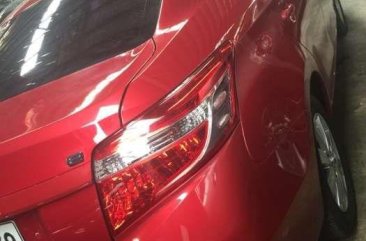 2015 TOYOTA Vios E automatic red