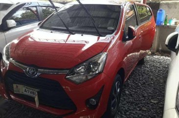 2017 Toyota Wigo 1.0 G Automatic Gas Red 