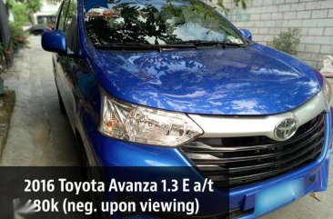 2016 Toyota Avanza 1.3 E at FOR SALE