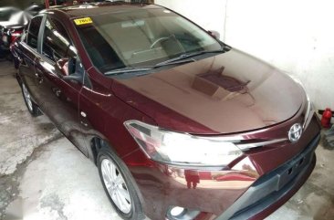 2016 Toyota Vios 1.3E automatic blackish red GRAB READY