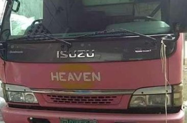 PINK Isuzu Elf truck FOR SALE