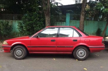 FOR SALE: Toyota Corolla GL Red 91 model