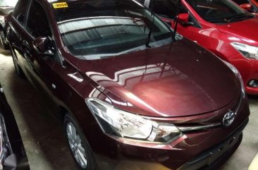 2017 Toyota Vios 1.3E manual BLACKISH RED GRAB READY