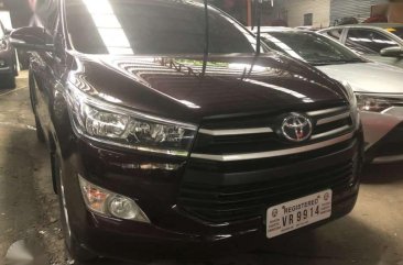 2017 Toyota Innova E Automatic Transmission BLACKISH RED