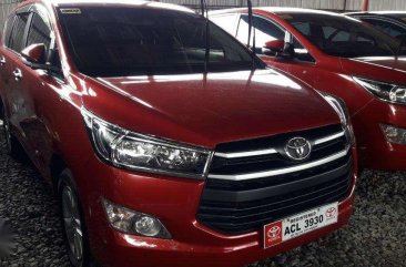 2016 Toyota Innova 2.8 E Manual Diesel Red Mica 