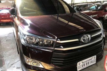 2017 Toyota Innova 2.8 E Diesel Blackish Red Automatic