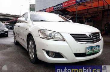 2007 Toyota Camry White Gas AT FOR SALE