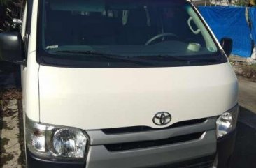 2017 Toyota Hiace commuter 3.0 diesel manual WHITE