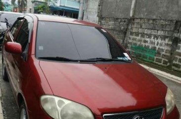 Toyota Vios 2004 red good condition