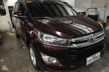 2017 Toyota Innova 2.8G manual diesel newlook blackish red