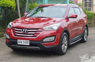 2014 Hyundai Santa Fe Red For Sale 