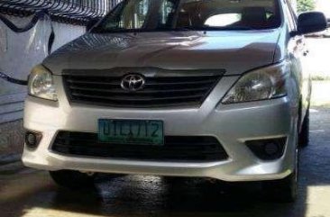 Toyota Innova 2.5 J 2012 model (diesel) FOR SALE