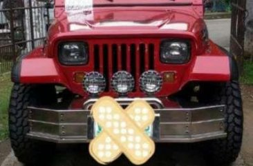Wrangler Jeep 2000 Red SUV For Sale 