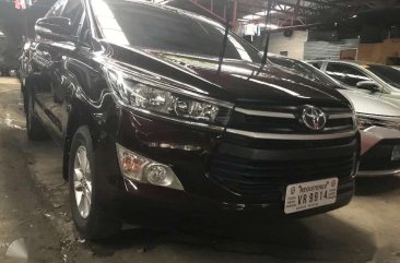 2017 Toyota Innova 2800E Automatic Diesel Blackish Red