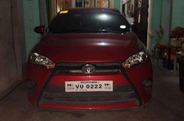 Toyota Yaris E MT 2016 Red