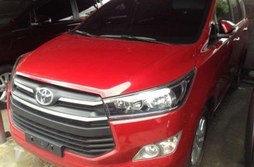 2016 Toyota Innova 2.8 E Manual Trans Red