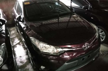 2016 Toyota Vios 1.3E automatic blackish red grab ready