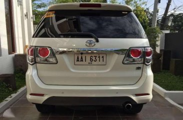 Toyota Fortuner 2014 V 2.5 Diesel Automatic