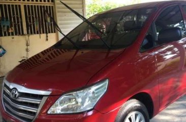 Red Toyota Innova 2.5E AT FOR SALE