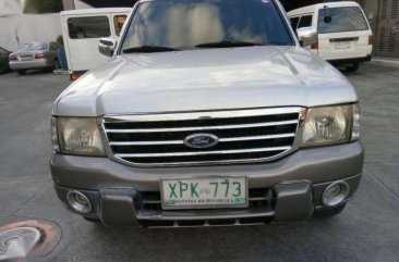 2004 Ford Everest manual 4x2