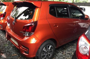 2018 TOYOTA Wigo 10 G Manual Orange Thermalyte