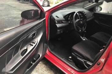 2014 Toyota Vios 1.3E automatic red