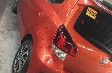 2017 TOYOTA Wigo G automatic orange new look