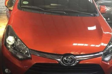 2017 TOYOTA Wigo G automatic orange new look