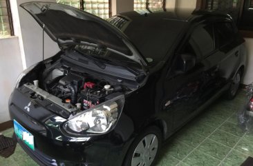 Mitsubishi Mirage 2013 Gasoline Manual Black