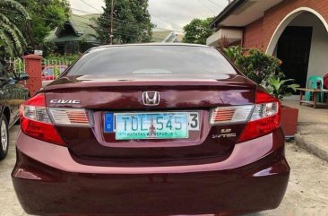 Honda Civic 2012 Gasoline Automatic Brown