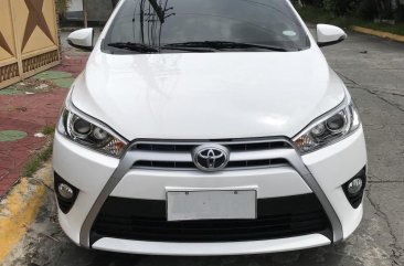 Toyota Yaris 2015 Gasoline Automatic White