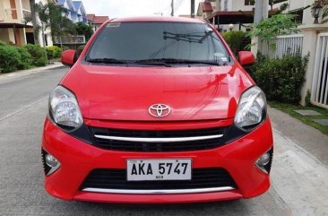 Toyota Wigo 2015 Gasoline Automatic Red