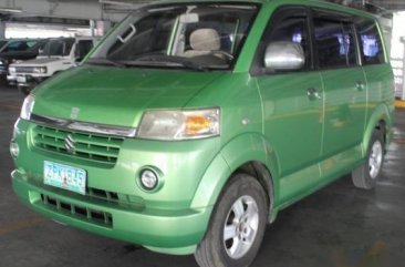 Suzuki Apv 2009 Gasoline Automatic Green