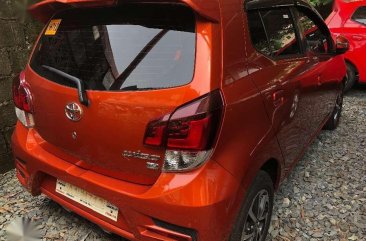 2017 Toyota Wigo 10 G Orange Automatic