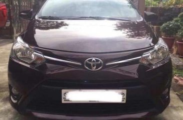 Toyota Vios E 2017 model 1.3 dual vvti Automatic Blackish red