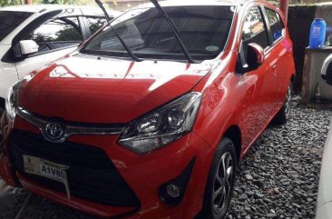 2018 Toyota Wigo 1.0G Manual Gas Red