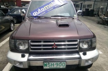 Mitsubishi Pajero 2001 Gasoline Automatic Maroon