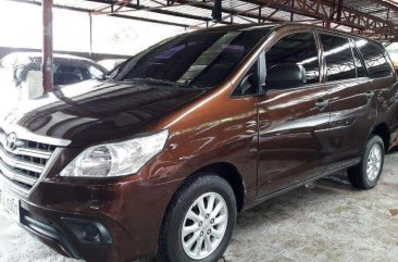 2015 Toyota Innova 2.5 E Manual Brown 