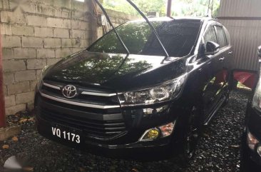 2017 TOYOTA Innova 28 E Automatic Black 1st owned