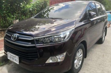 2017 Toyota Innova 2.8 E Automatic Blackrish Red with Turbo