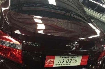 2018 TOYOTA Vios E automatic blackish red