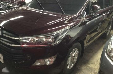 2017 Toyota Innova 2.8 E Diesel Blackish Red Automatic