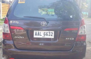 Toyota Innova E 2.5 2014 FOR SALE