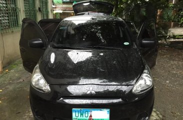 Mitsubishi Mirage 2013 Gasoline Manual Black